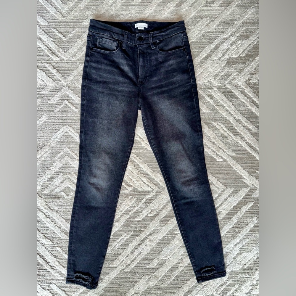 Good American Black Skinny Jeans with Stretch Fit